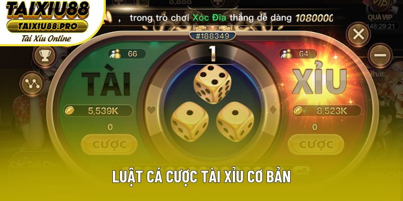 Luật cá cược tài xỉu cơ bản